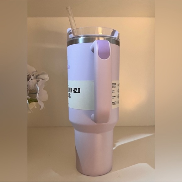🎉LAST PIECE🎉Stanley 40oz. Quencher H2.0 FlowState Tumbler Rose Orchid - Picture 7 of 9